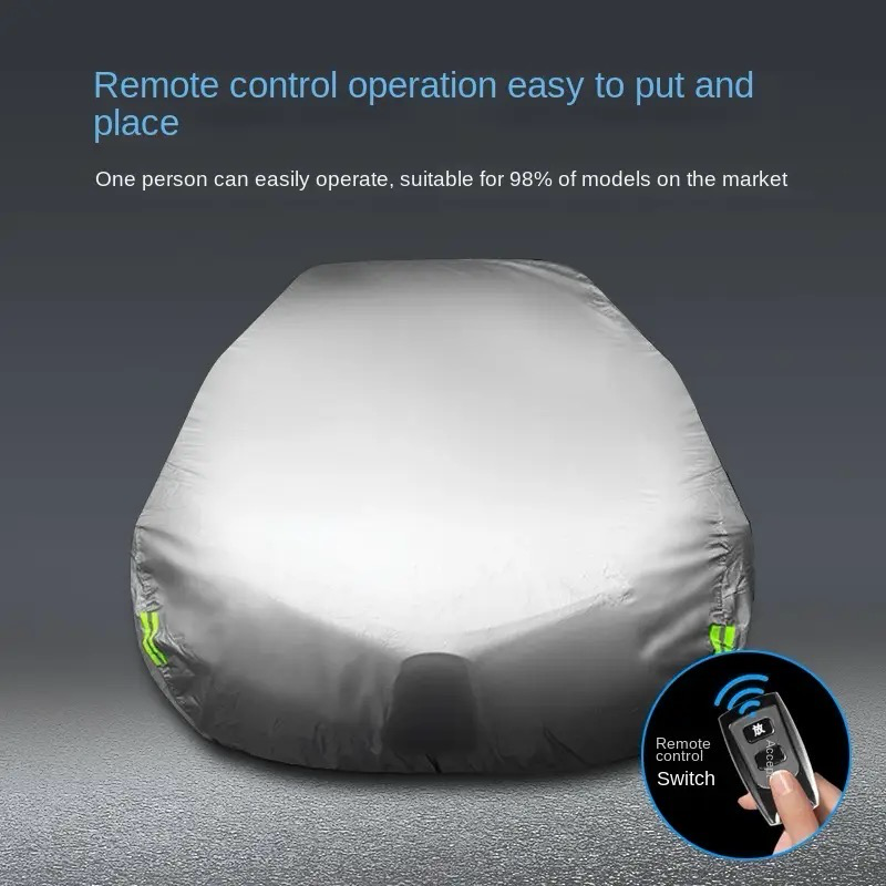Fully Automatic Car Cover Sunscreen And Rainproof + Remote Control 4353338393