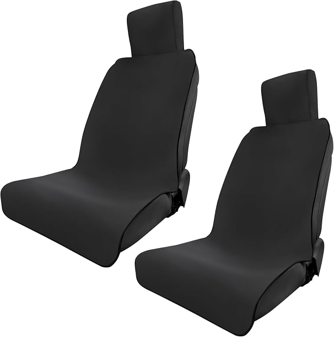 Universal Neoprene Seat Covers — Black