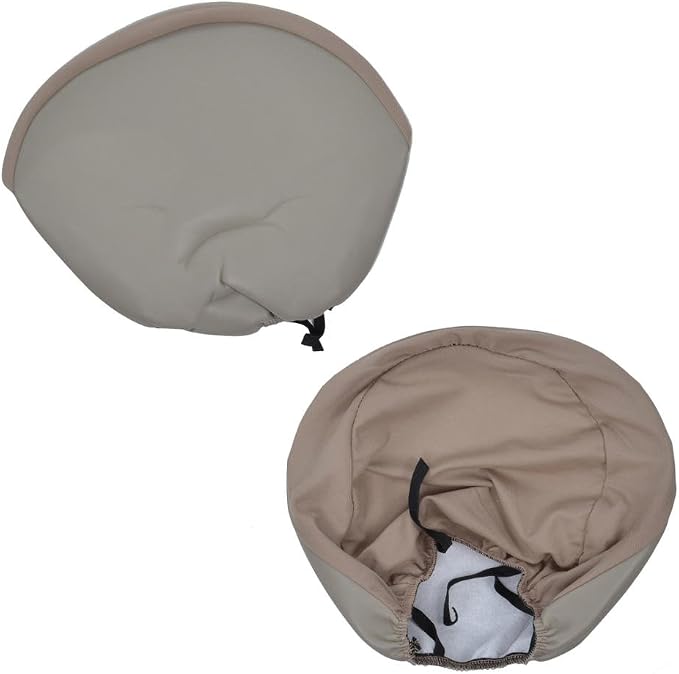 Faux Leather Car Seat Covers — Front Seat — Beige