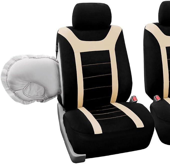 Universal Seat Covers — Gray / Black