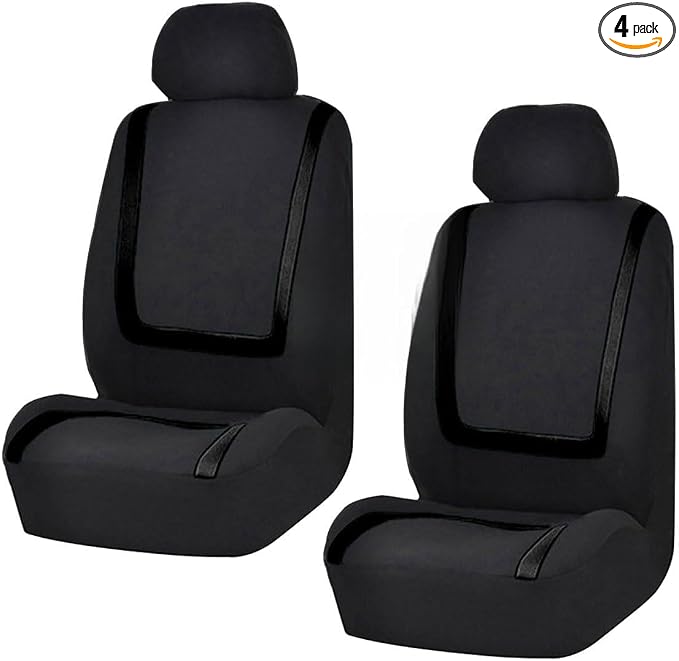 Universal Seat Covers — Front Seat — Black