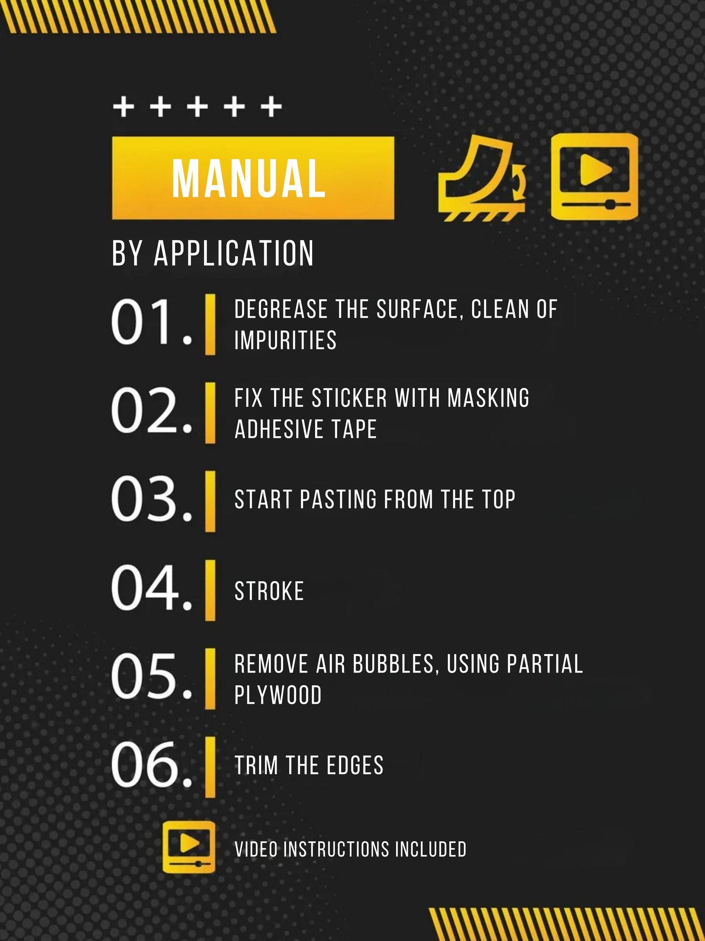 2Pcs Stickers on door pillars Joker