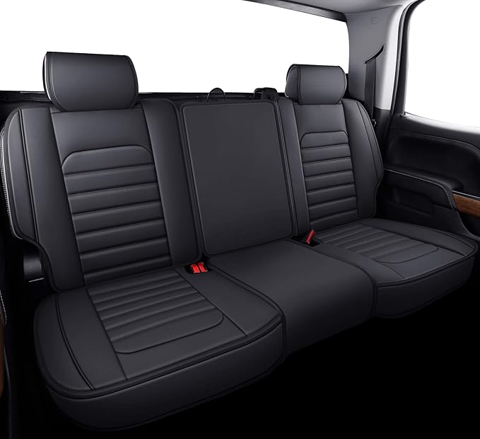 Seat Covers for Chevrolet Silverado / GMC Sierra — Full Set — Black