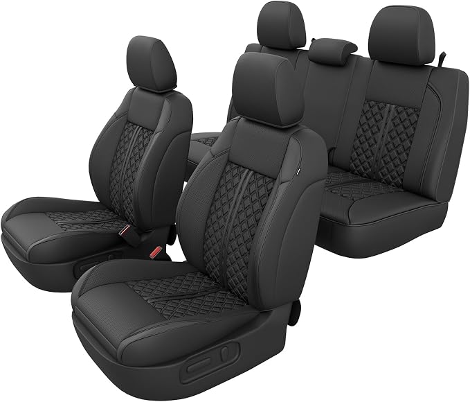 Seat Covers for Toyota Tacoma — Full Set — Black