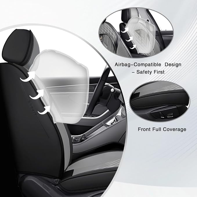 Seat Covers for Toyota 4Runner — Full Set — Black / Gray