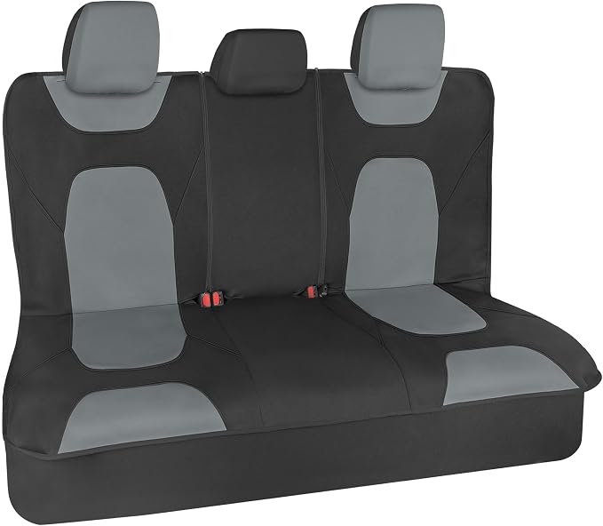 Universal Seat Covers — Full Set — Black / Gray