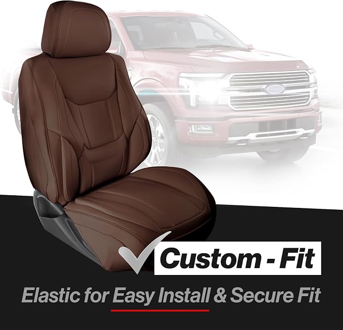 Seat Covers for Chevrolet Silverado — Full Set — Brown