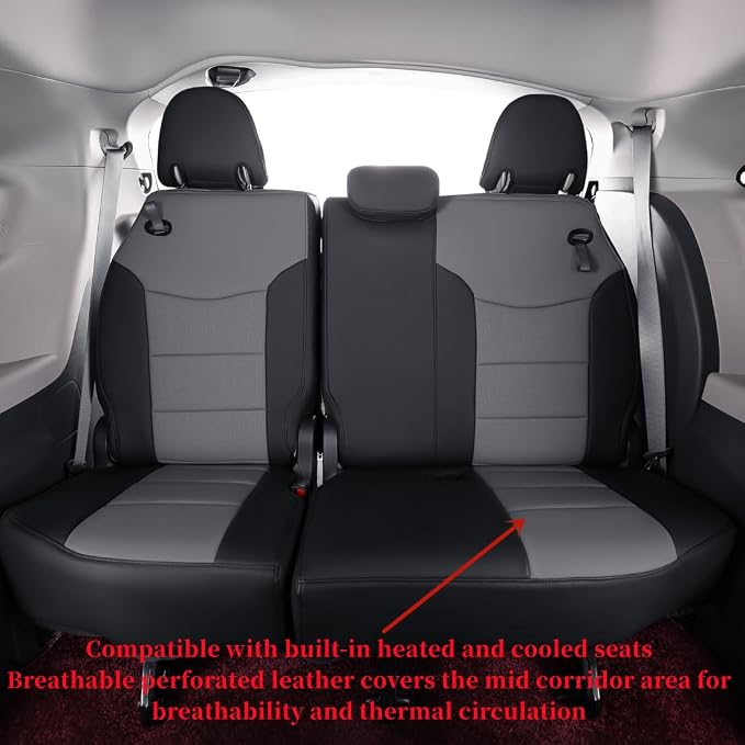 Seat Covers for Toyota Sienna — Full Set — Black / Gray