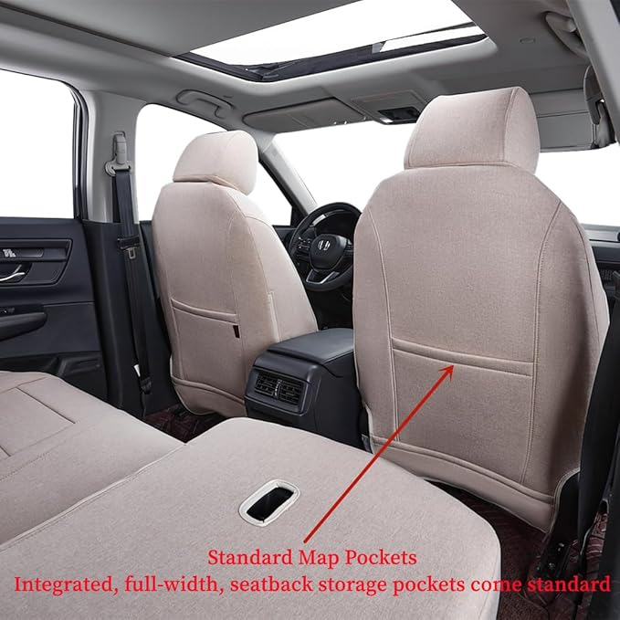 Fabric Seat Covers for Toyota Tacoma — Full Set — Beige