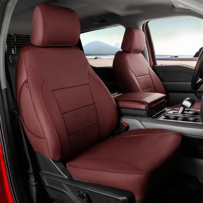 Seat Covers for Multiple Vehicles — Full Set — Red