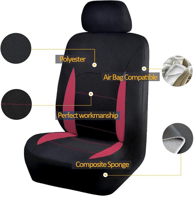 Fabric Car Seat Covers — Front Seat