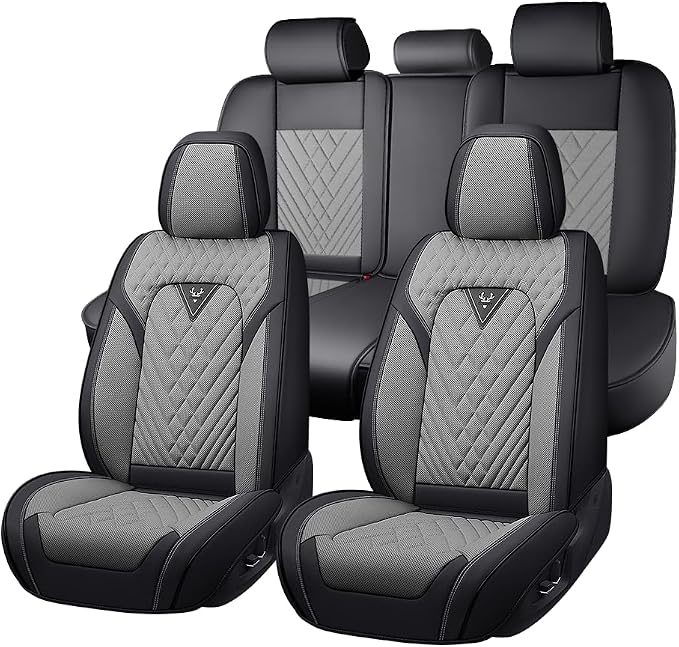 Seat Covers for Toyota C-HR — Full Set — Black / Gray