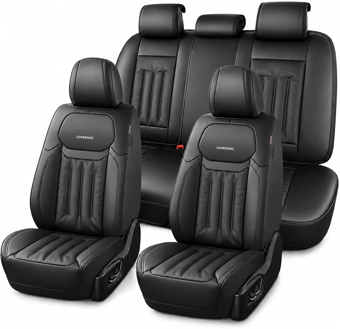 Universal Seat Covers — Full Set — Black