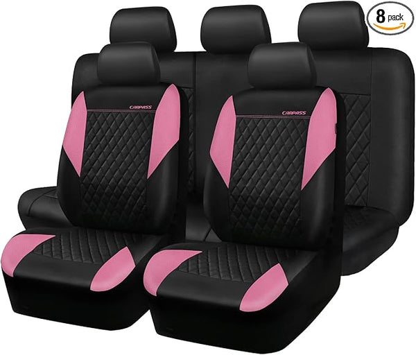 Universal Seat Covers โ Full Set โ Pink
