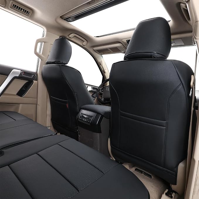Faux Leather Seat Covers for Toyota 4Runner — Full Set — Black