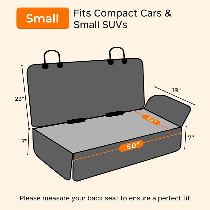 Pet Car Seat Protector — Black