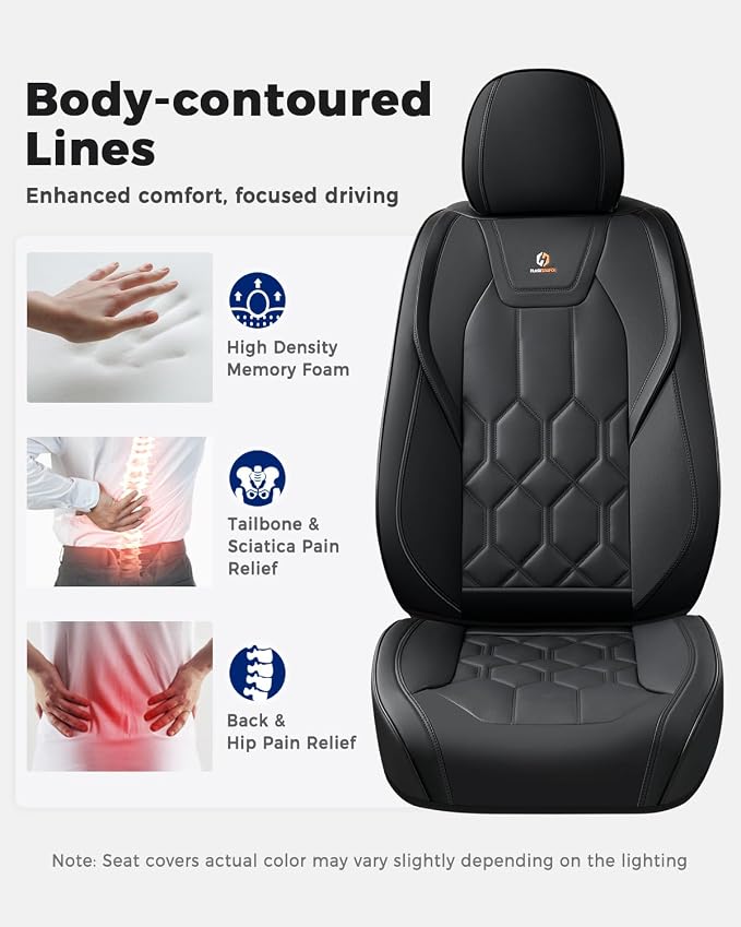 Universal Seat Covers — Full Set — Black