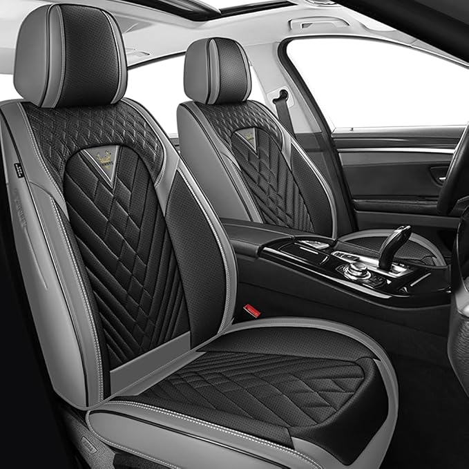 Seat Covers for Toyota GR86 — Gray / Black