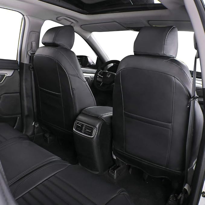 Faux Leather Seat Covers for Honda CR-V — Full Set — Black