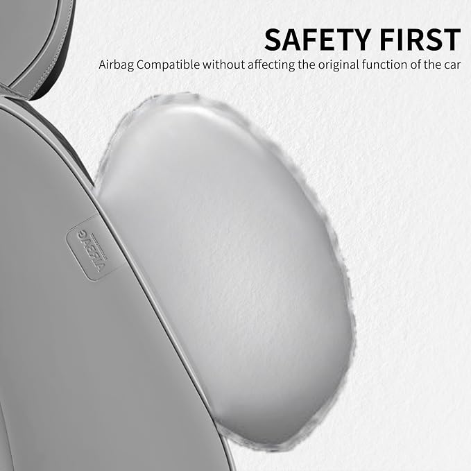 Universal Seat Covers — Full Set — Gray