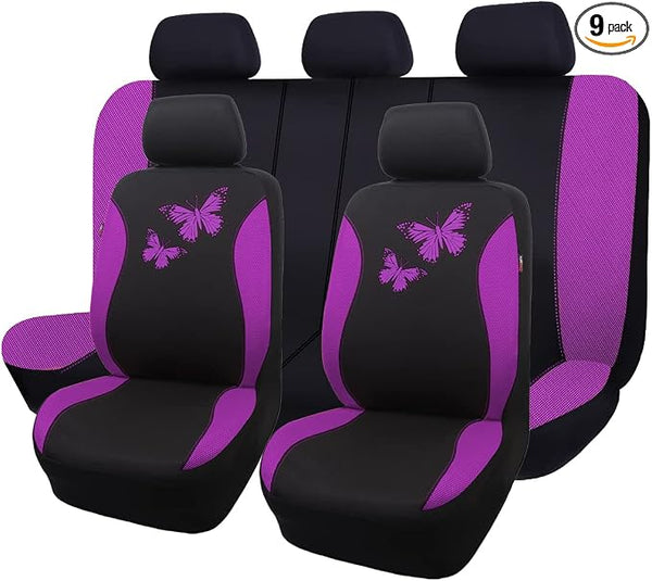 Universal Seat Covers โ Full Set โ Purple