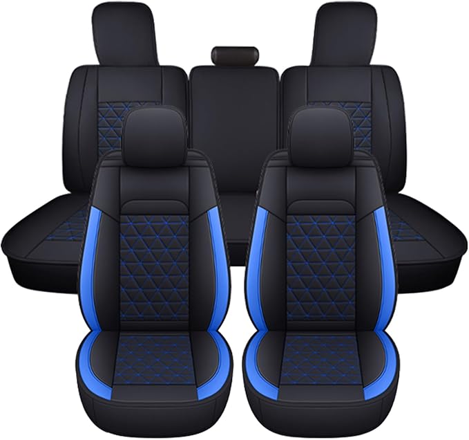 Seat Covers for Multiple Vehicles — Full Set — Blue