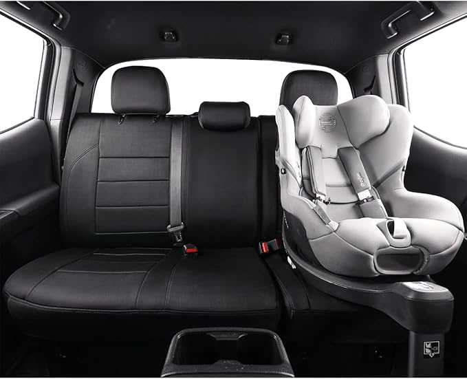 Neoprene Seat Covers for Toyota Tacoma — Full Set — Black