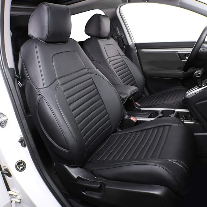 Faux Leather Seat Covers for Honda CR-V — Full Set — Black