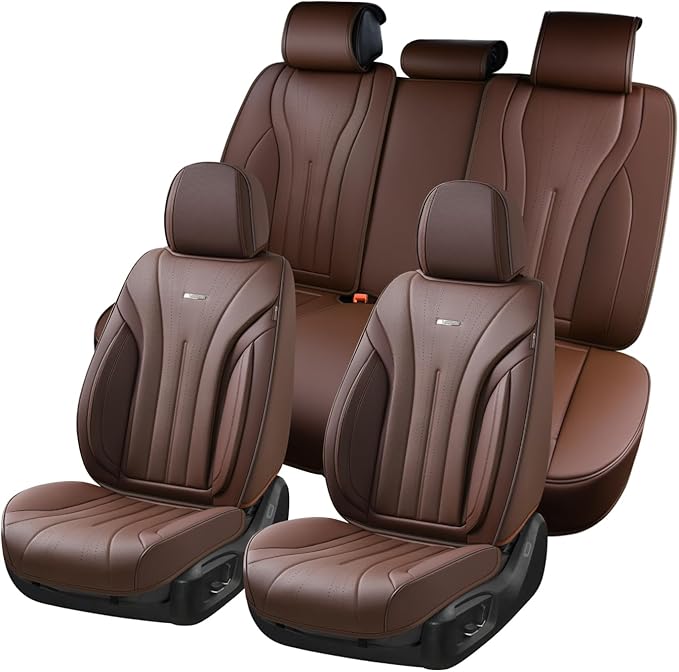 Universal Seat Covers — Full Set — Coffee