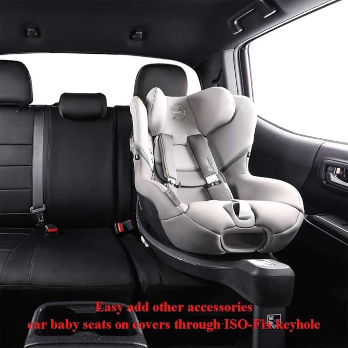 Neoprene Seat Covers for Chevrolet Silverado — Black