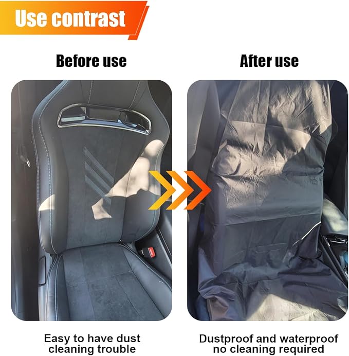 Universal Seat Covers — Front Seat — Gray