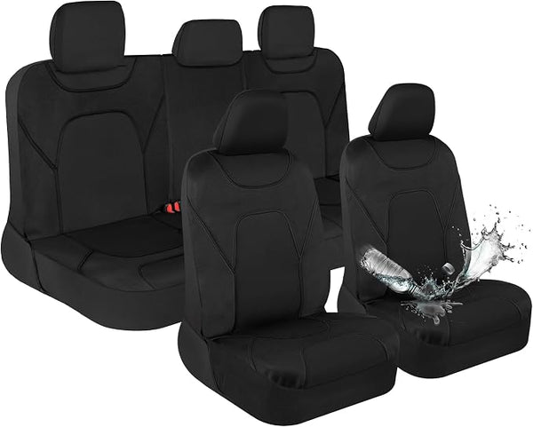 Universal Seat Covers โ Full Set โ Black