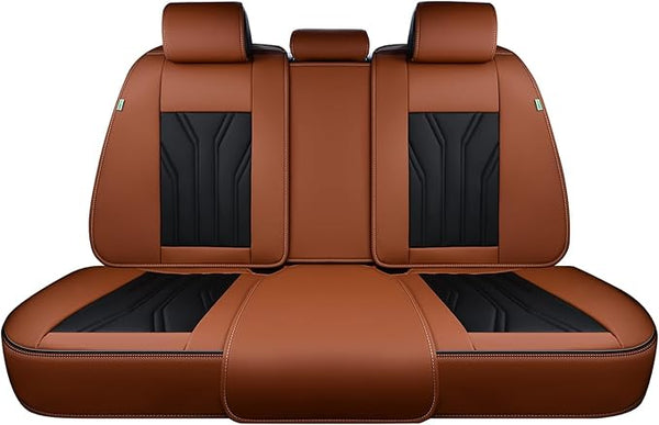 Universal Seat Covers โ Rear Seat โ Brown / Black