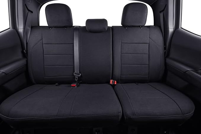 Fabric Seat Covers for Toyota Tacoma — Full Set — Black