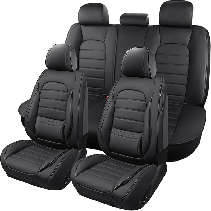 Universal Seat Covers — Full Set — Black