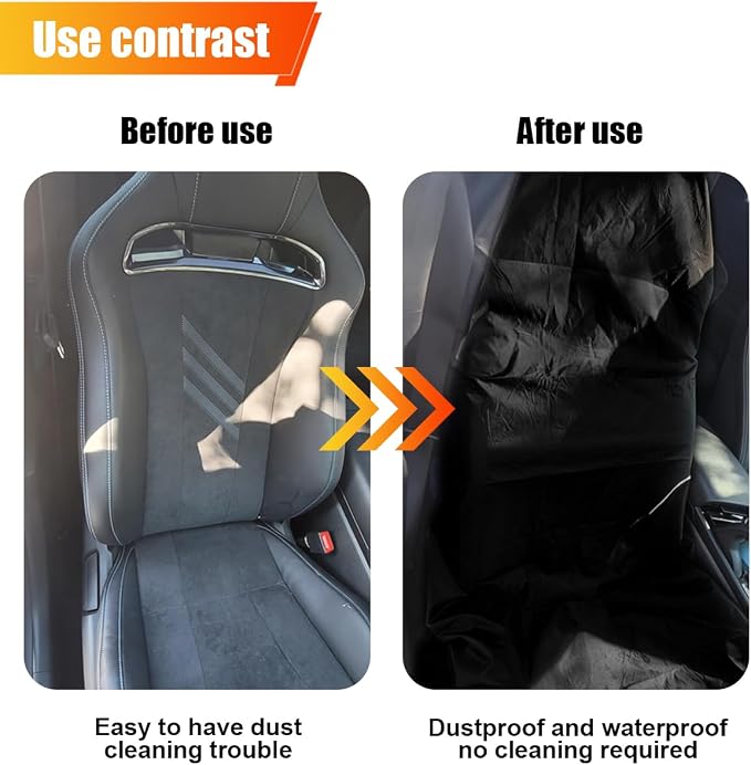 Universal Seat Covers — Front Seat — Black