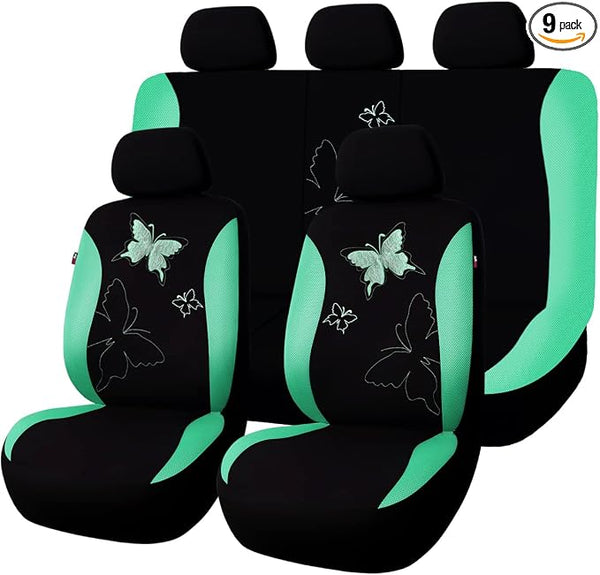 Universal Seat Covers โ Full Set โ Green