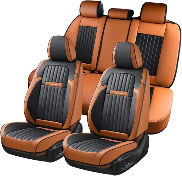 Universal Seat Covers โ Full Set โ Brown / Black