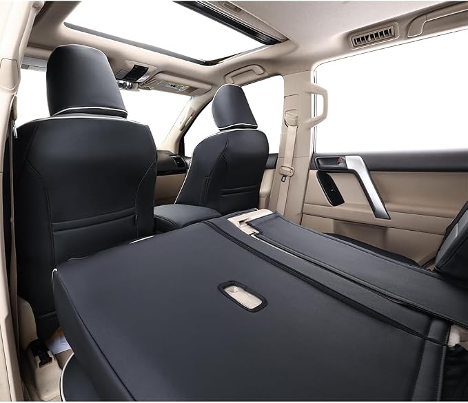 Faux Leather Seat Covers for Toyota 4Runner — Full Set — Black / Gray