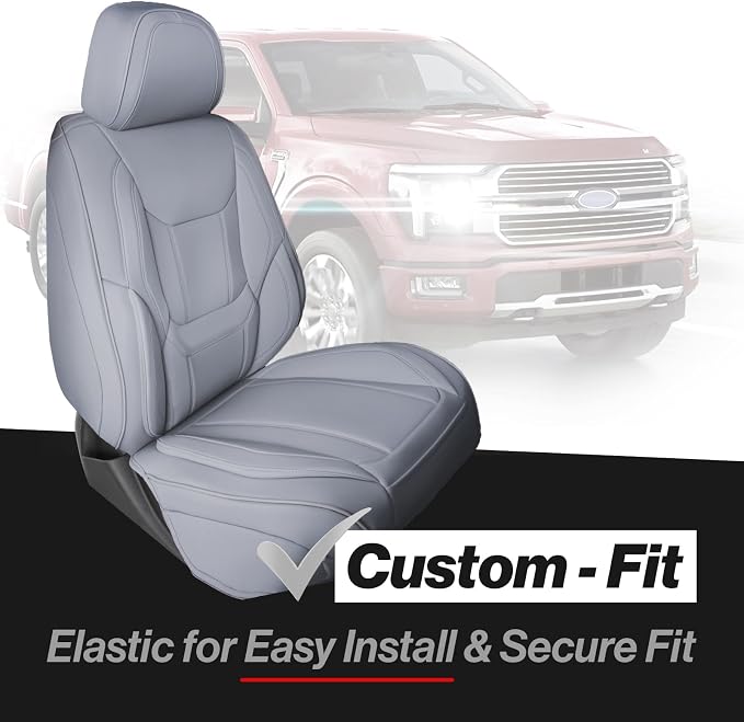 Seat Covers for GMC Sierra — Full Set — Gray
