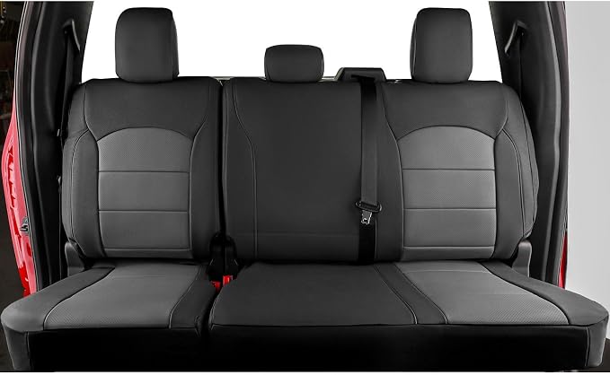 Seat Covers for Multiple Vehicles — Full Set — Black / Gray
