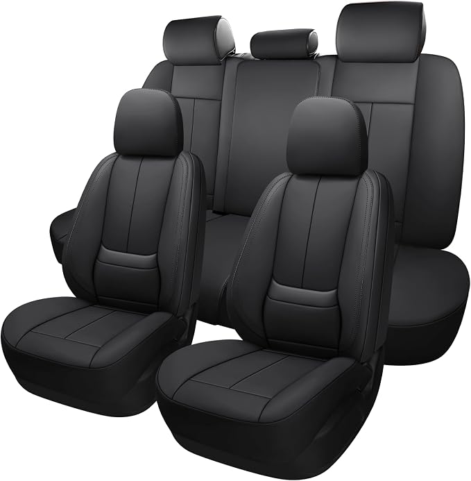 Car Seat Covers — Full Set — Black