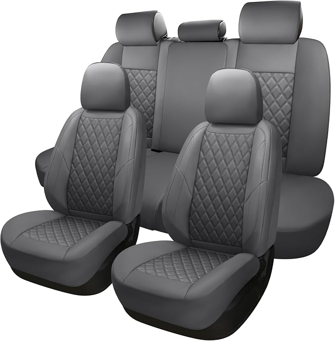 Universal Seat Covers — Full Set — Gray