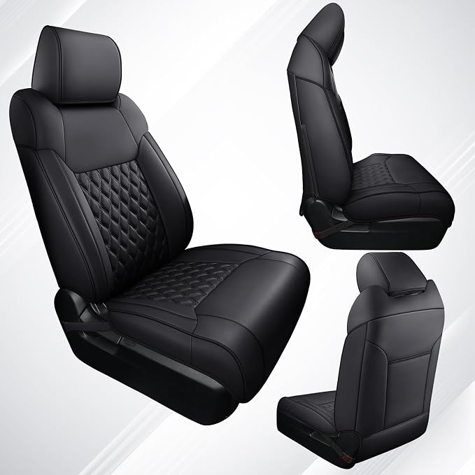 Seat Covers for Toyota Tacoma — Front Seat — Black