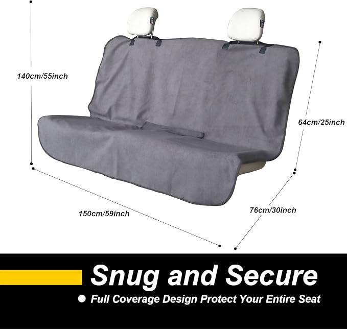 Pet Car Seat Protector — Gray