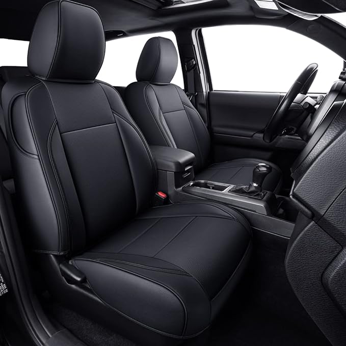 Seat Covers for Toyota Tacoma — Front Seat — Black