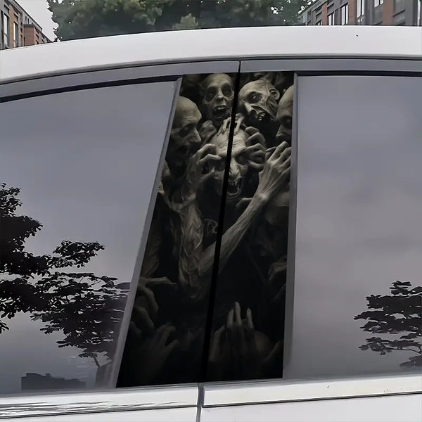 2pcs Autumn Festival Demon Skull Car Decals - Spooky B-Pillar Stickers 6ac4aba5-1d41-4de5-8ab3-aab203cb6868