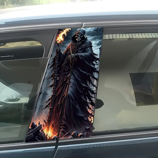 2pcs Halloween Devils Creative Car B-Pillar Stickers 6bd35fc2-e73b-4c91-b6e7-db64ab40b011