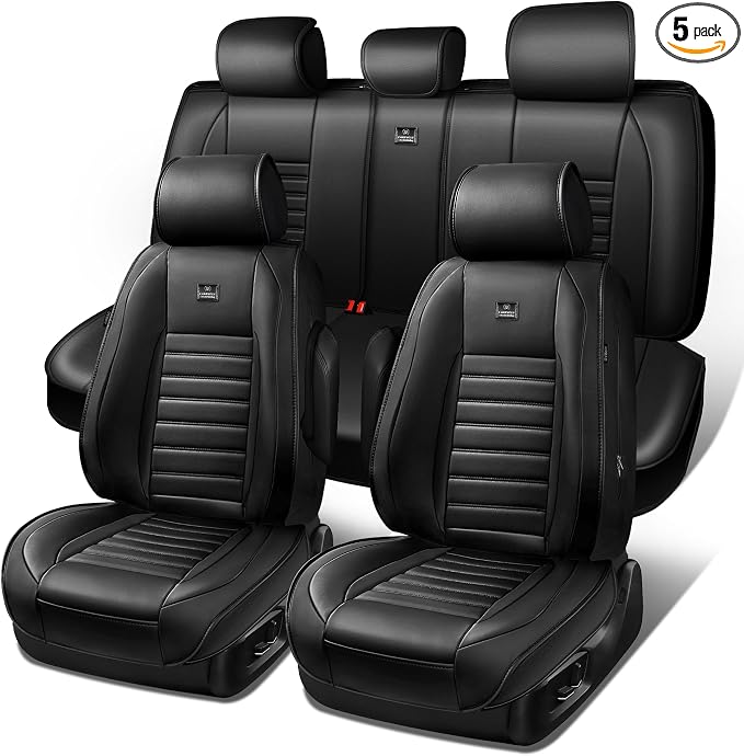 Universal Seat Covers — Full Set — Black