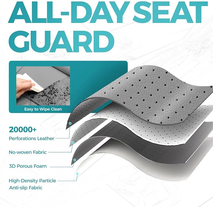 Faux Leather Seat Covers for Ford Mustang — Full Set